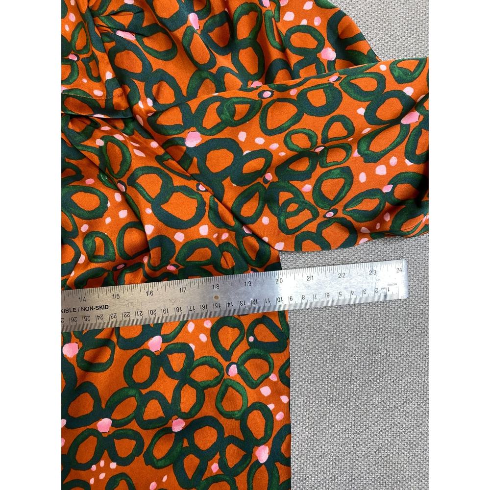 Alden Aldaire Short Sleeve Mel Top, Disco Flower, Brown/ green, Large, 198$ - Picture 2 of 11